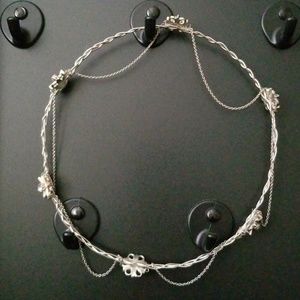 Intricate metal head band
